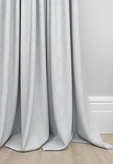 Aria, Chalk - Made to Measure Curtains